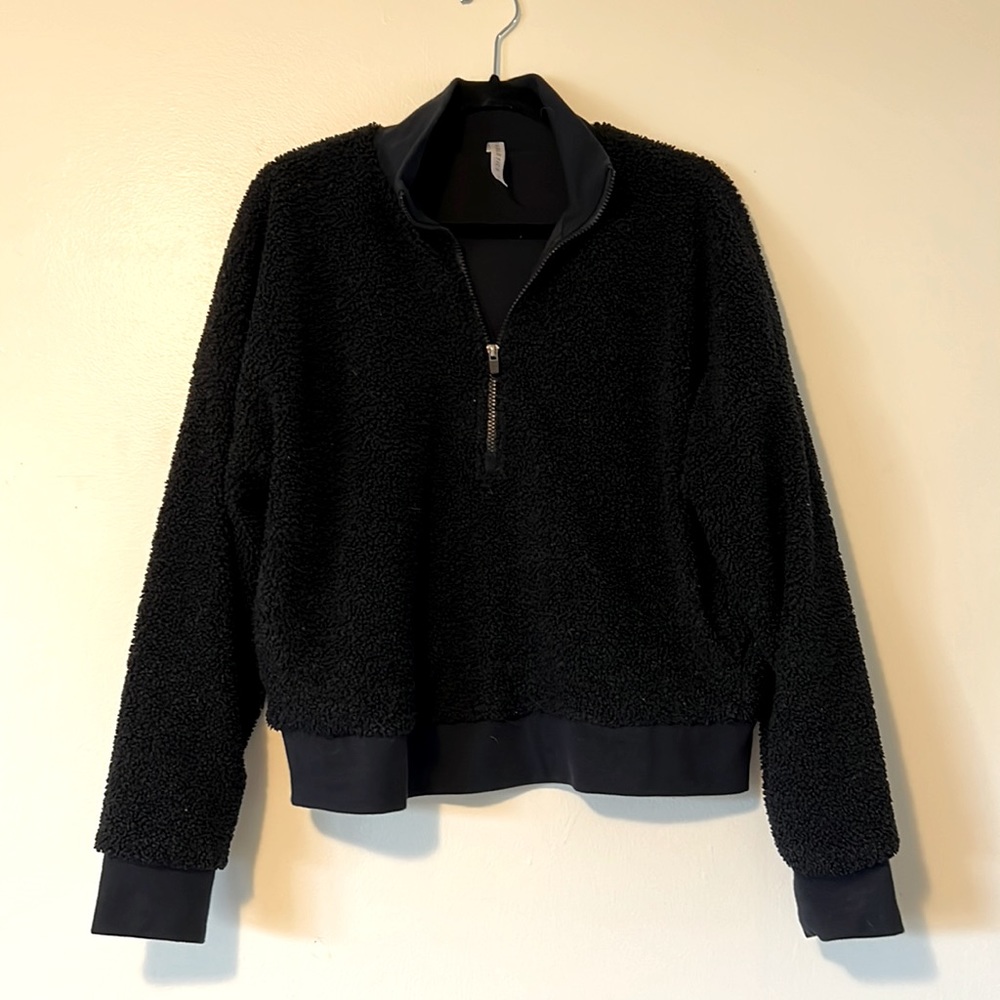 Fabletics Cropped Teddy Sweater